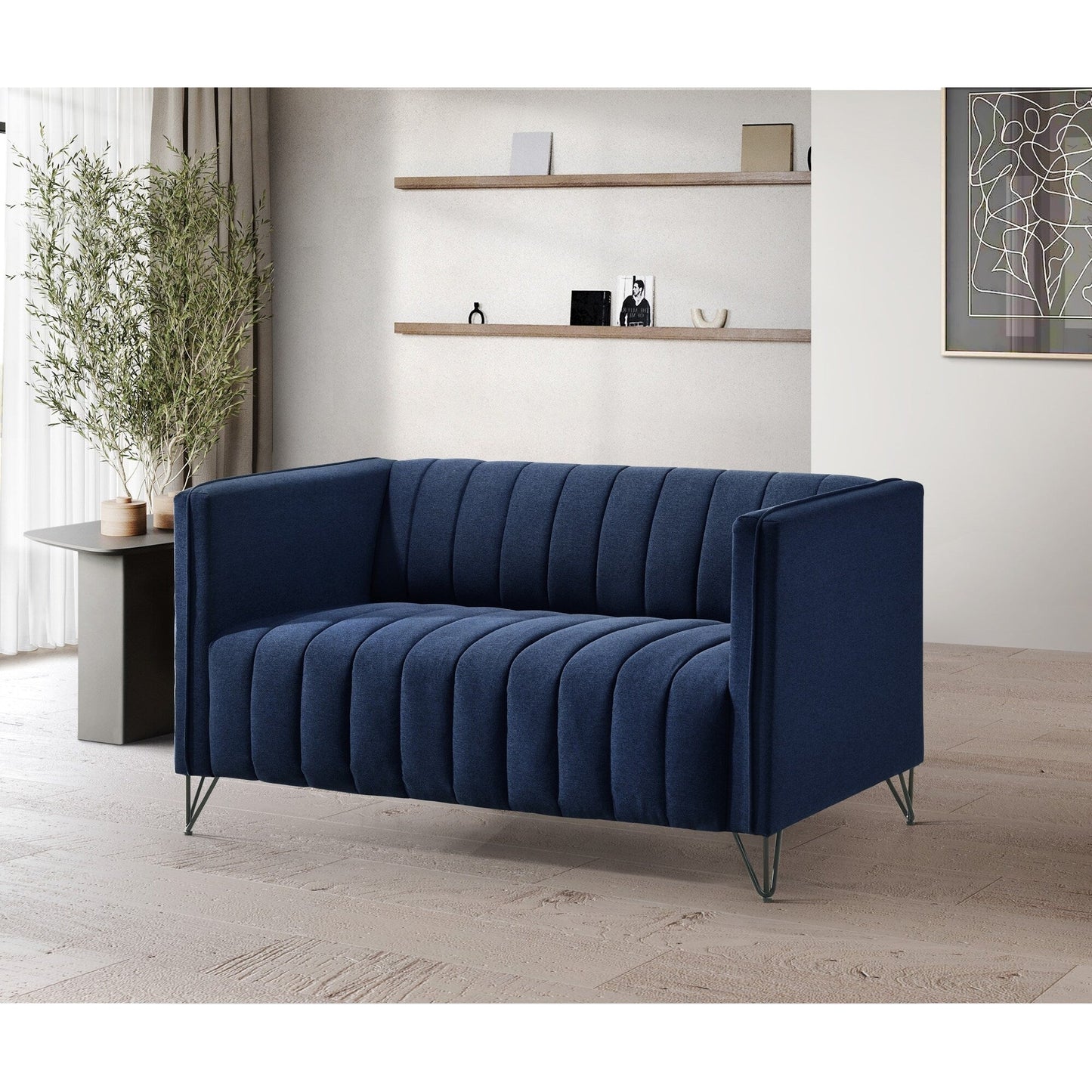 Clayfell Kurtis Square Arm Living Set