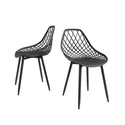 Kurv 3-Piece Bistro Set, Weather Resistant, Indoor/Outdoor