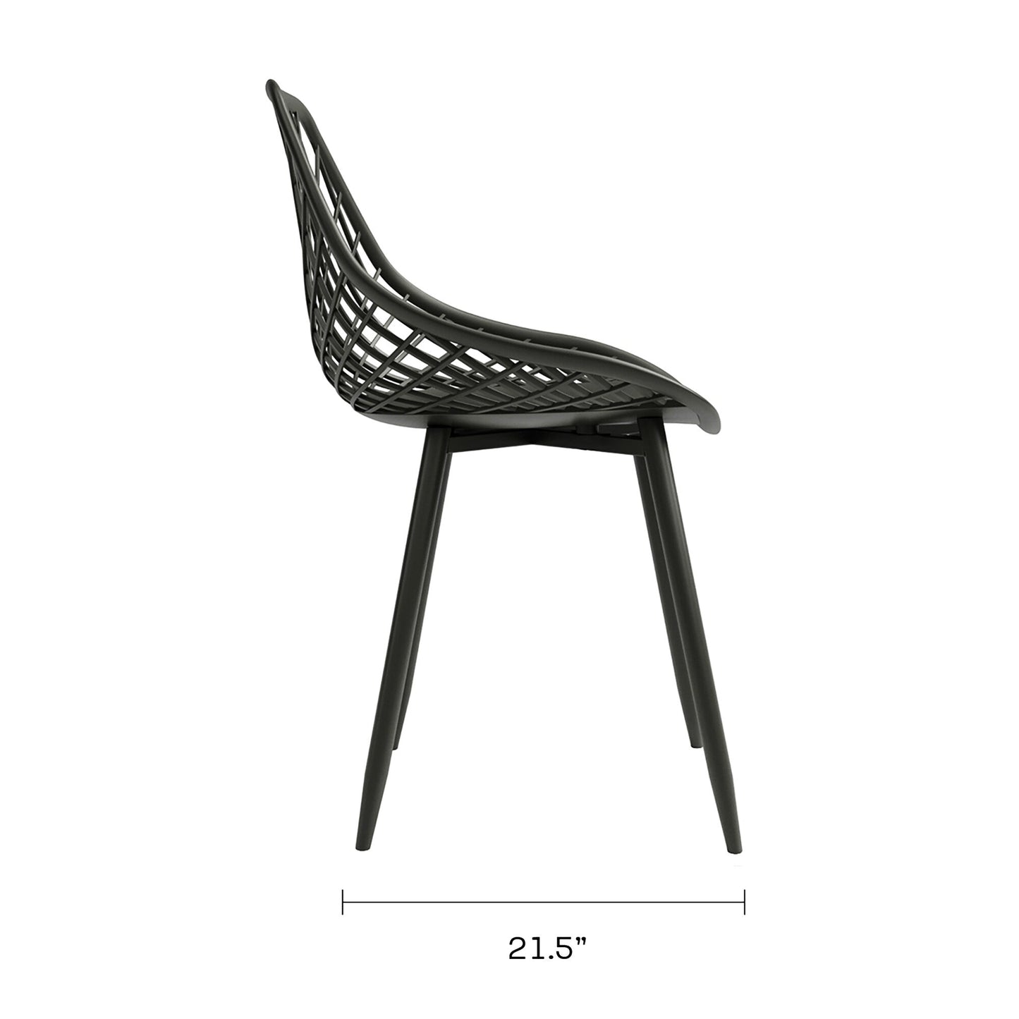 Kurv 3-Piece Bistro Set, Weather Resistant, Indoor/Outdoor