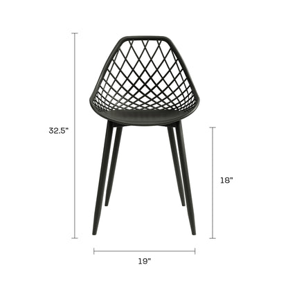 Kurv 3-Piece Bistro Set, Weather Resistant, Indoor/Outdoor