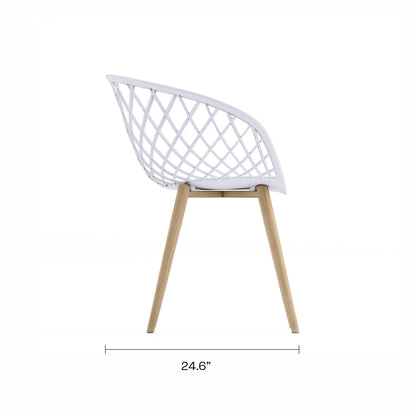 Kurv 3-Piece Lux Bistro Set, Weather Resistant, Indoor/Outdoor