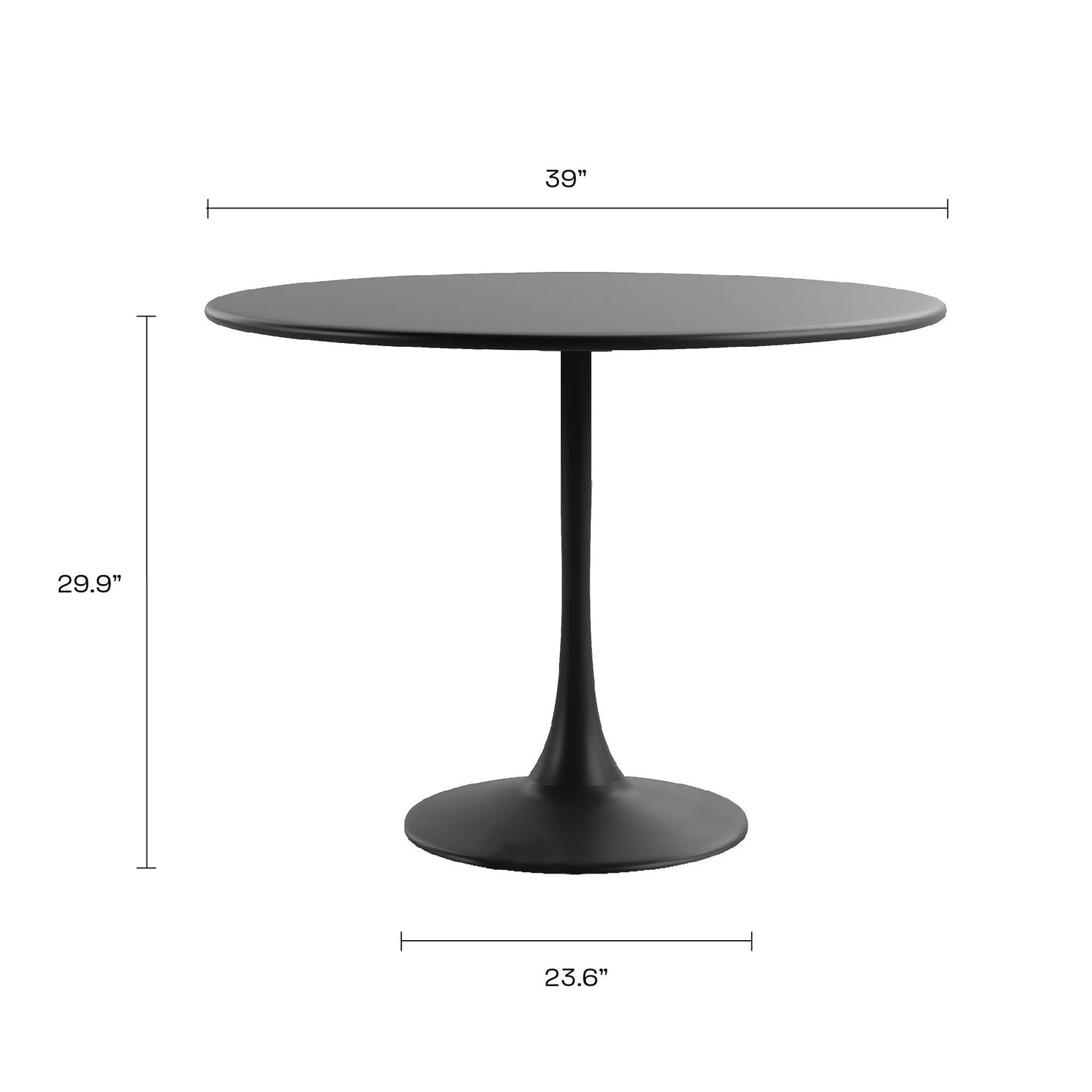 Kurv Indoor/Outdoor 39 Bistro Table