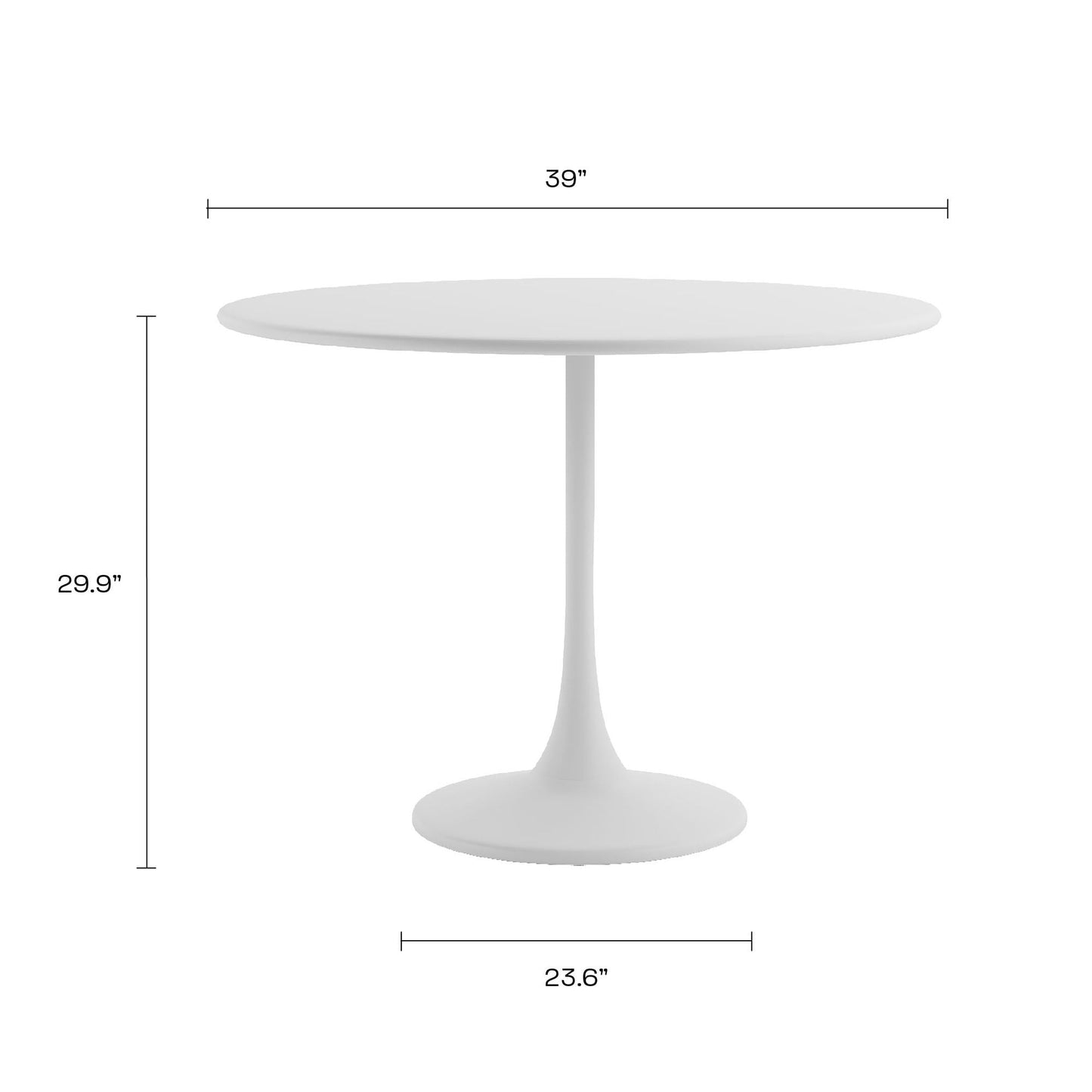 Kurv Indoor/Outdoor 39 Bistro Table