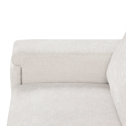 L-Shaped 5-Seat Sectional Sofa with Pull-Out Ottoman, Built-In Cup Holders, USB Charging Port and Removable Cushions