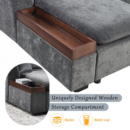 L-shaped Sofa Upholstered Sofa Couch