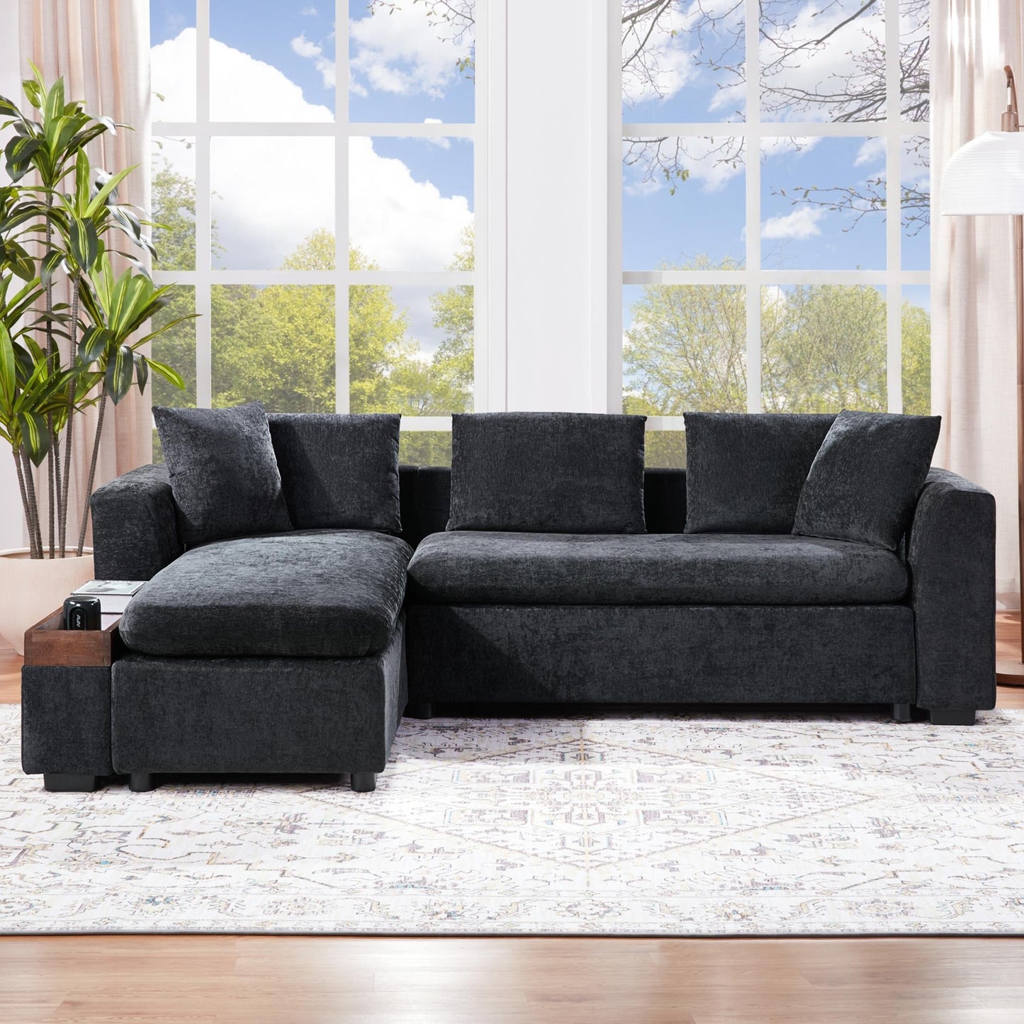L-shaped Sofa Upholstered Sofa Couch