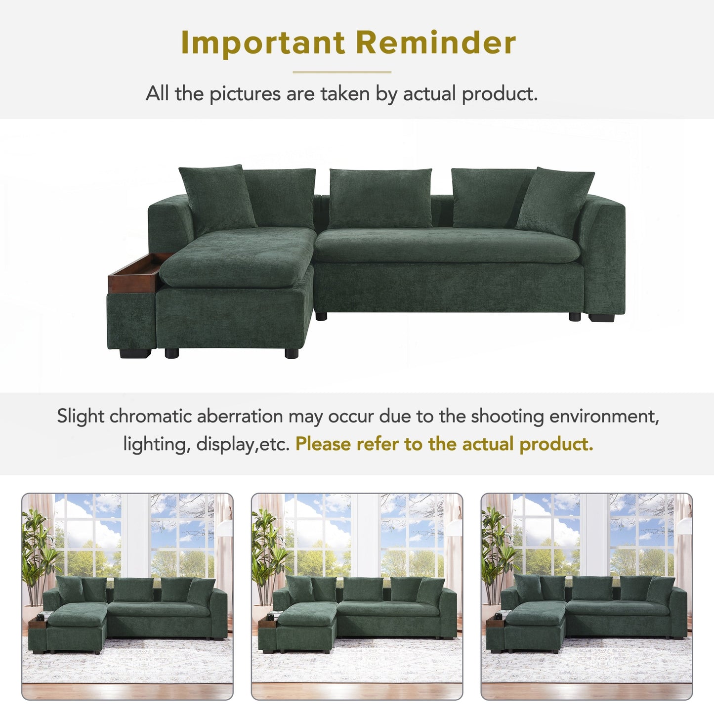 L-shaped Sofa Upholstered Sofa Couch