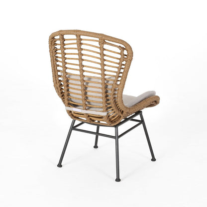 La Habra Outdoor Wicker Club Chairs (Set of 2) by Christopher Knight Home