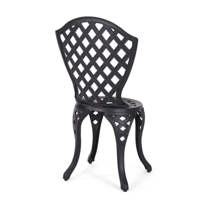 La Sola Outdoor 3-piece Cast Aluminum Bistro Set by Christopher Knight Home