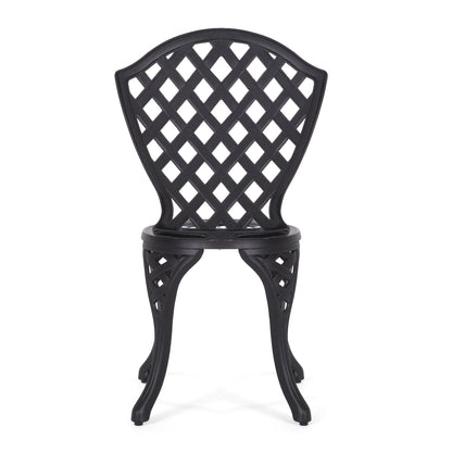 La Sola Outdoor 3-piece Cast Aluminum Bistro Set by Christopher Knight Home
