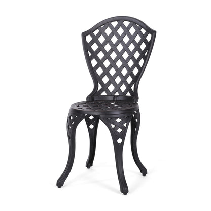 La Sola Outdoor 3-piece Cast Aluminum Bistro Set by Christopher Knight Home