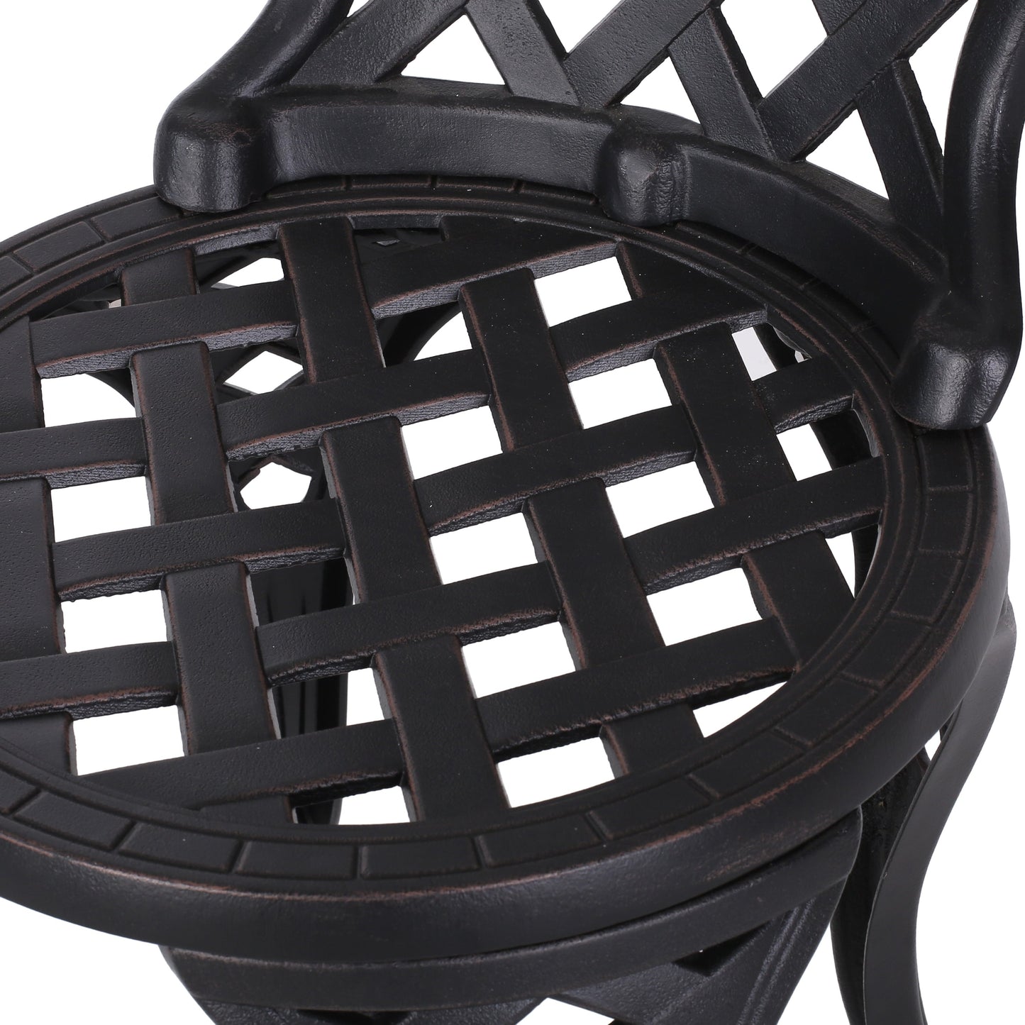 La Sola Outdoor 3-piece Cast Aluminum Bistro Set by Christopher Knight Home