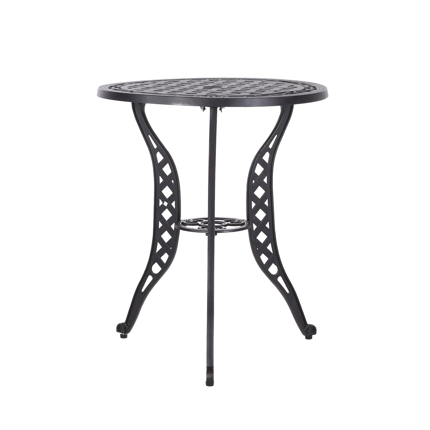 La Sola Outdoor 3-piece Cast Aluminum Bistro Set by Christopher Knight Home