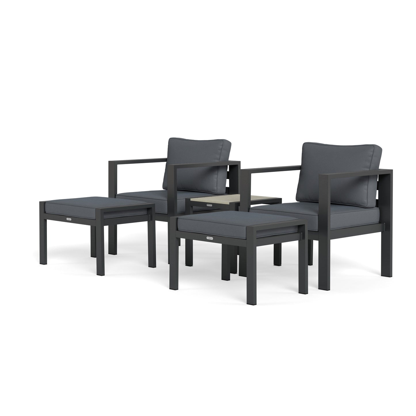 Lakeview Aluminum Outdoor Bistro Seating Set (5-Piece)