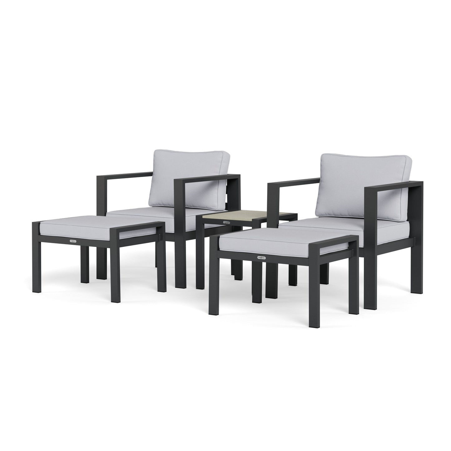 Lakeview Aluminum Outdoor Bistro Seating Set (5-Piece)