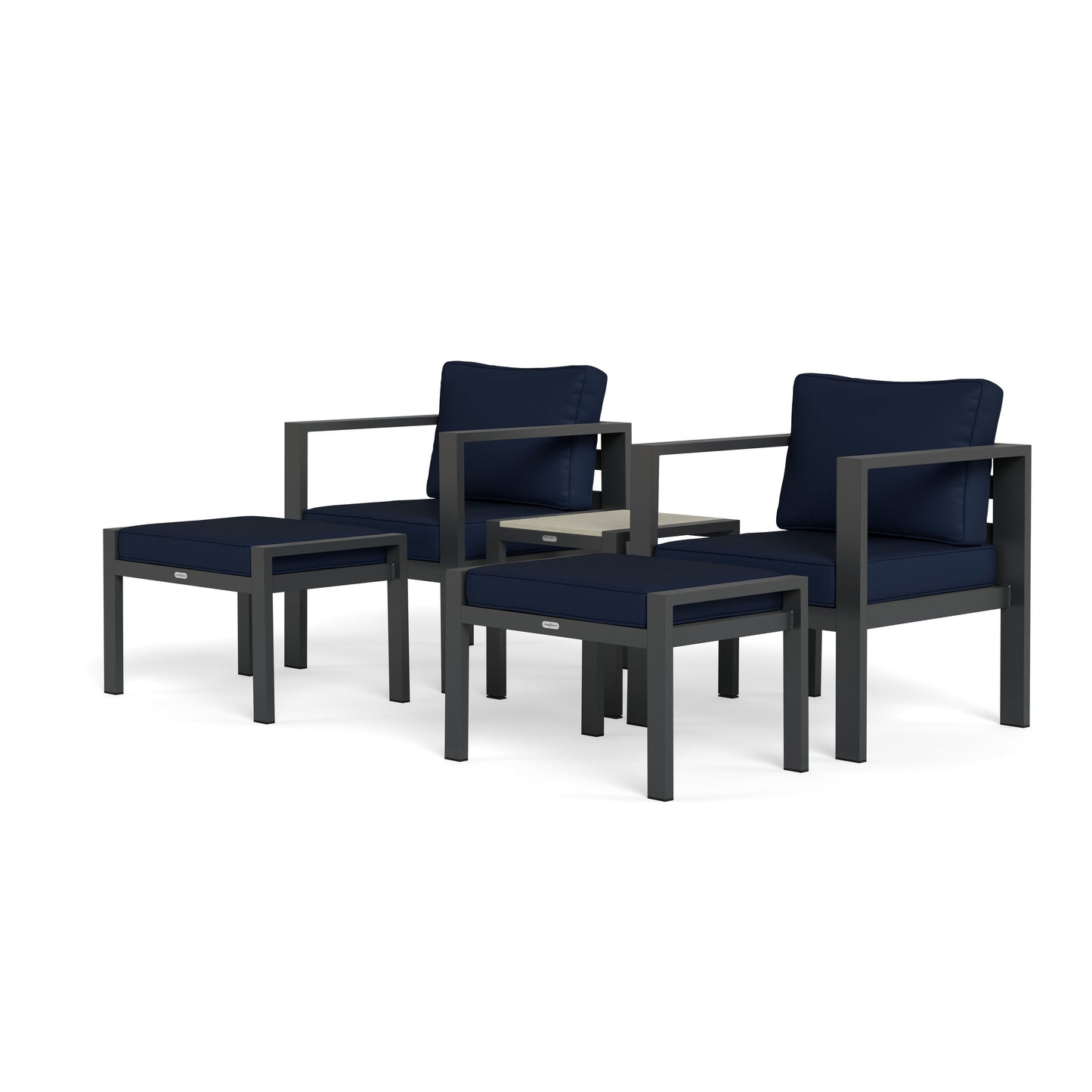 Lakeview Aluminum Outdoor Bistro Seating Set (5-Piece)