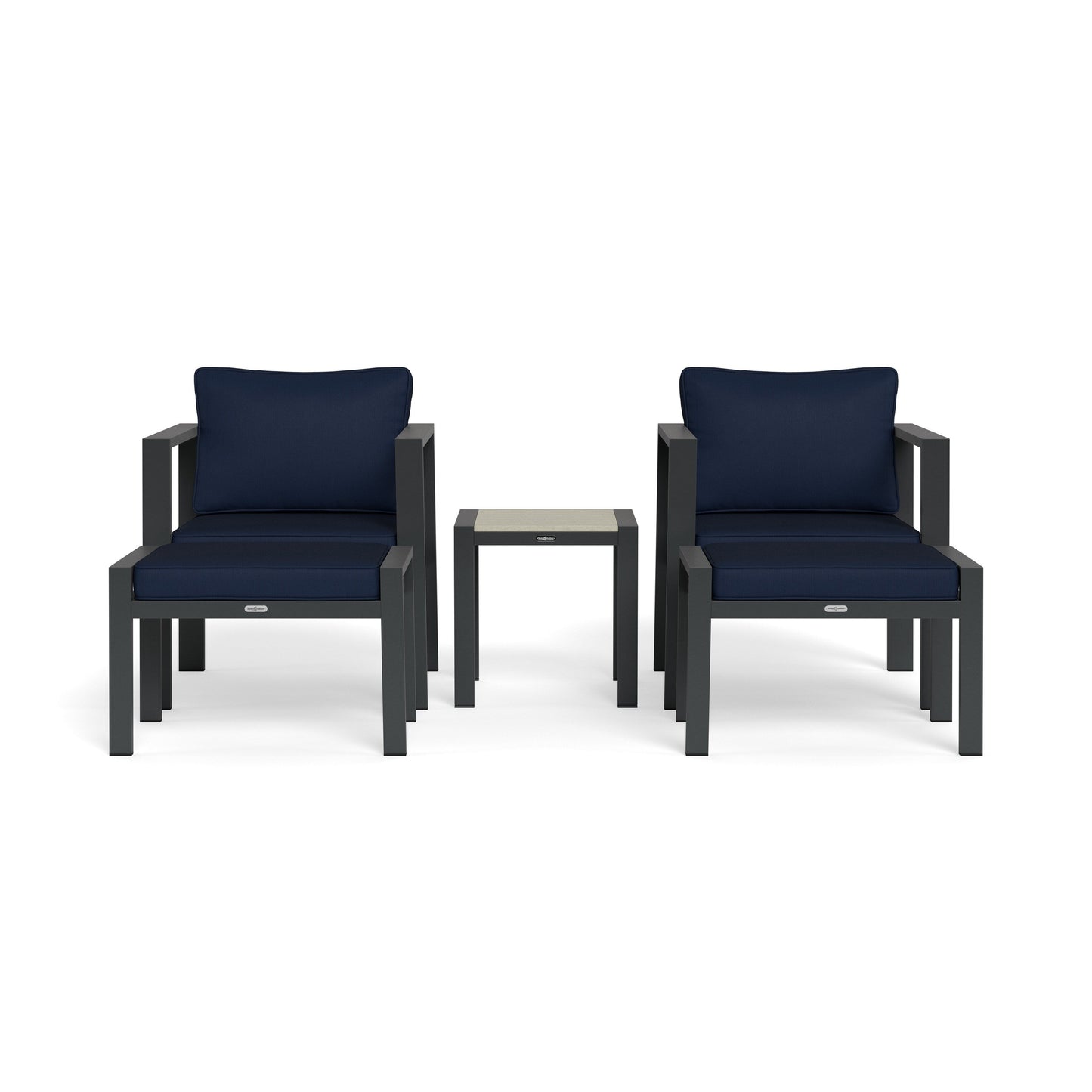 Lakeview Aluminum Outdoor Bistro Seating Set (5-Piece)
