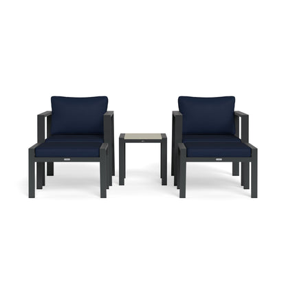Lakeview Aluminum Outdoor Bistro Seating Set (5-Piece)