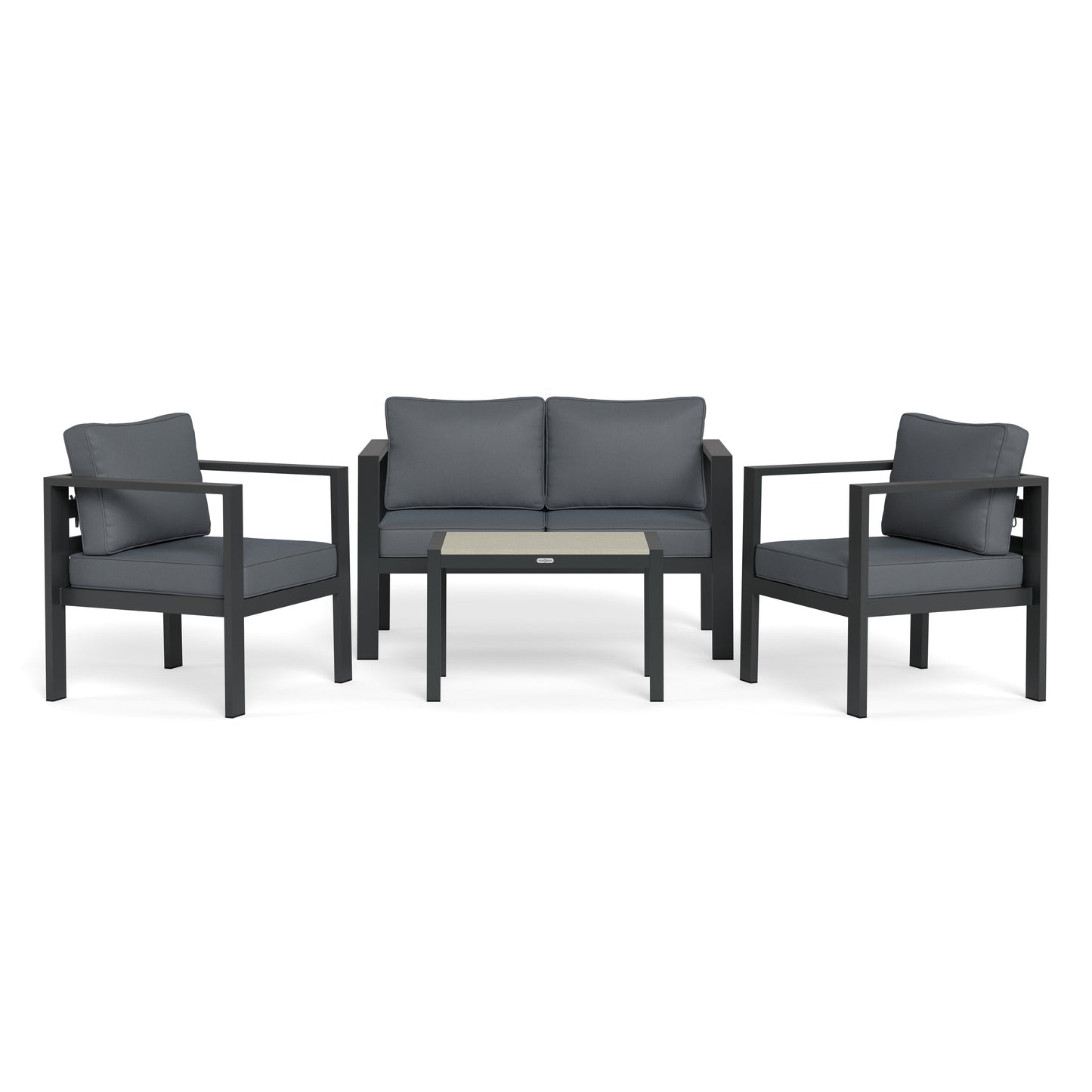 Lakeview Aluminum Outdoor Conversation Seating Set (4-Piece)
