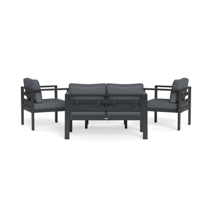 Lakeview Aluminum Outdoor Conversation Seating Set (4-Piece)