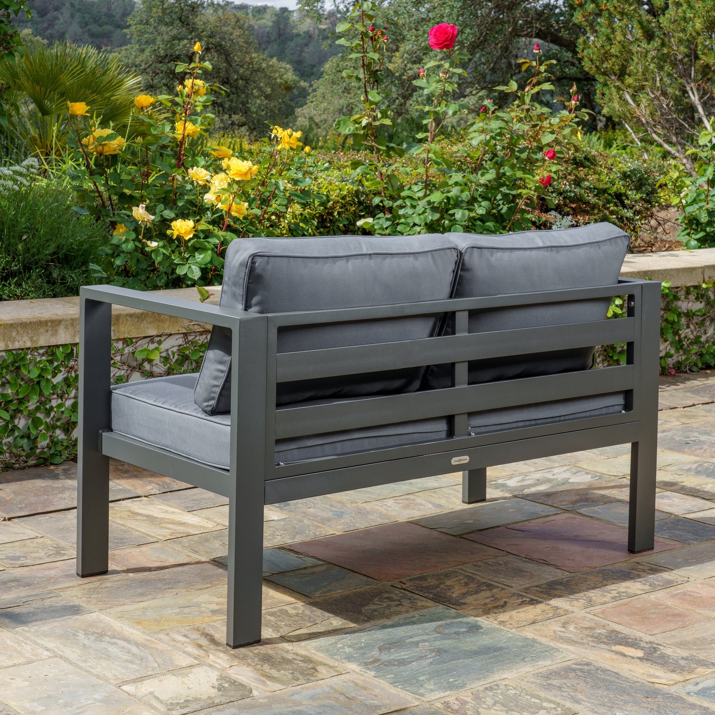 Lakeview Aluminum Outdoor Conversation Seating Set (4-Piece)