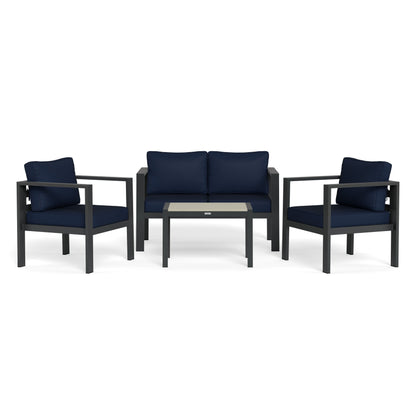 Lakeview Aluminum Outdoor Conversation Seating Set (4-Piece)