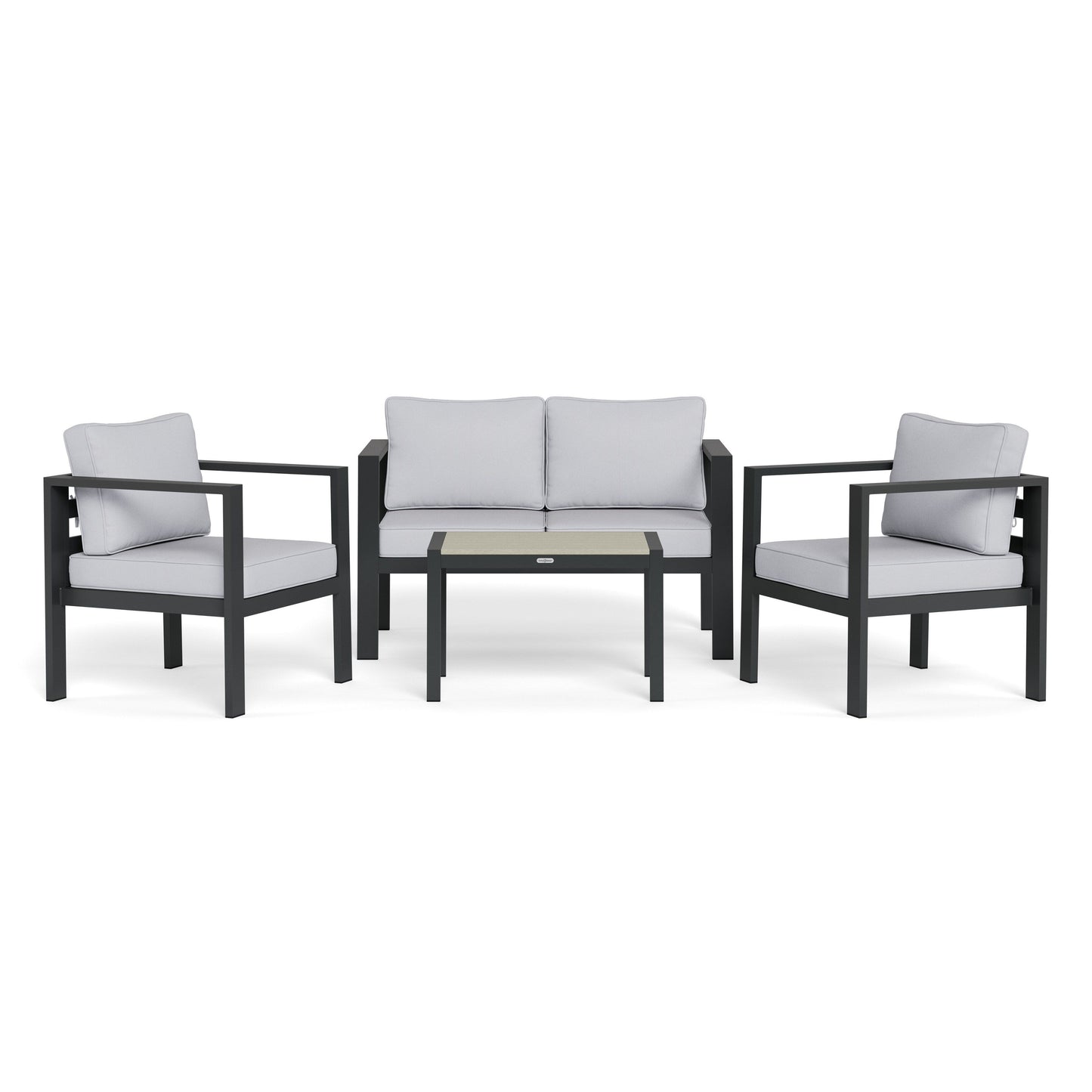 Lakeview Aluminum Outdoor Conversation Seating Set (4-Piece)