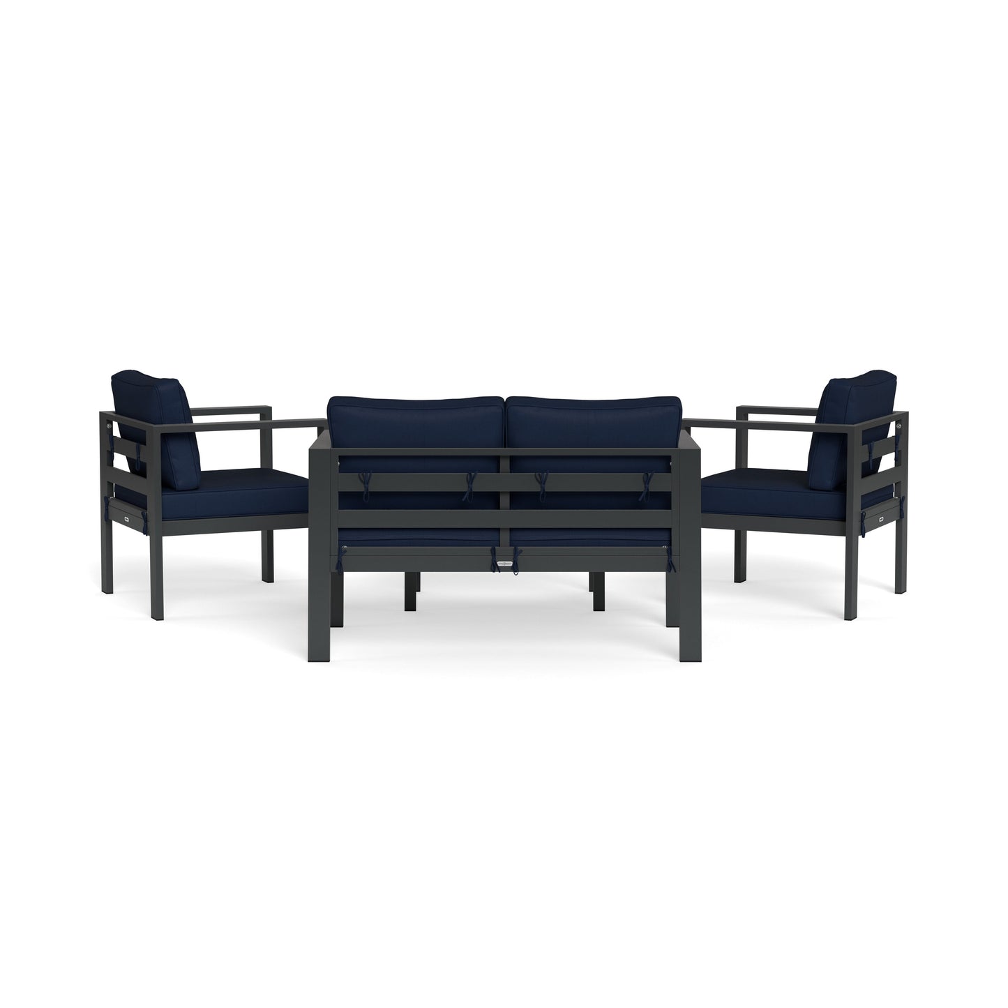 Lakeview Aluminum Outdoor Conversation Seating Set (4-Piece)