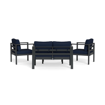Lakeview Aluminum Outdoor Conversation Seating Set (4-Piece)