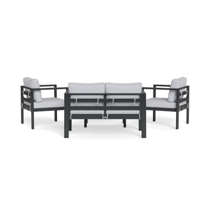 Lakeview Aluminum Outdoor Conversation Seating Set (4-Piece)