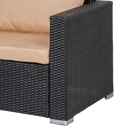 Landon 4-piece Wicker Outdoor Patio Furniture Set with Cushions