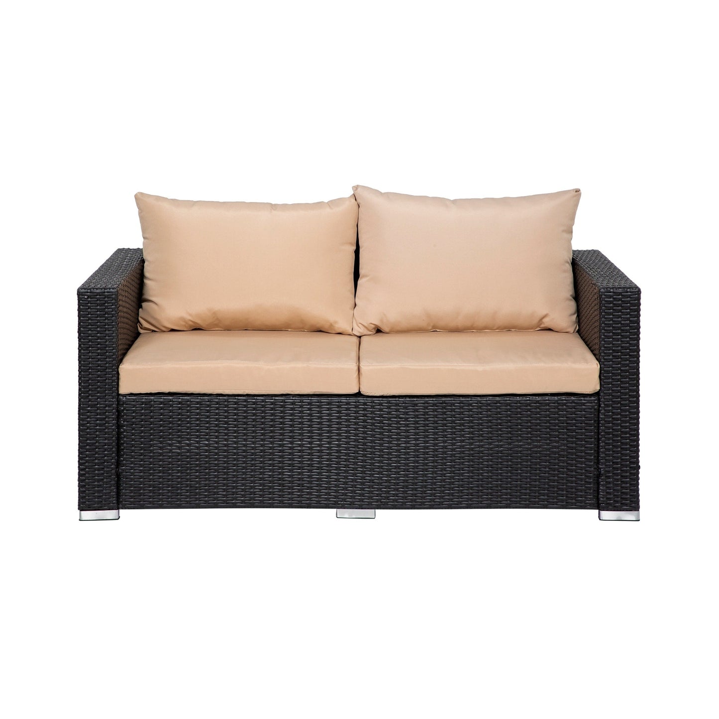 Landon 4-piece Wicker Outdoor Patio Furniture Set with Cushions