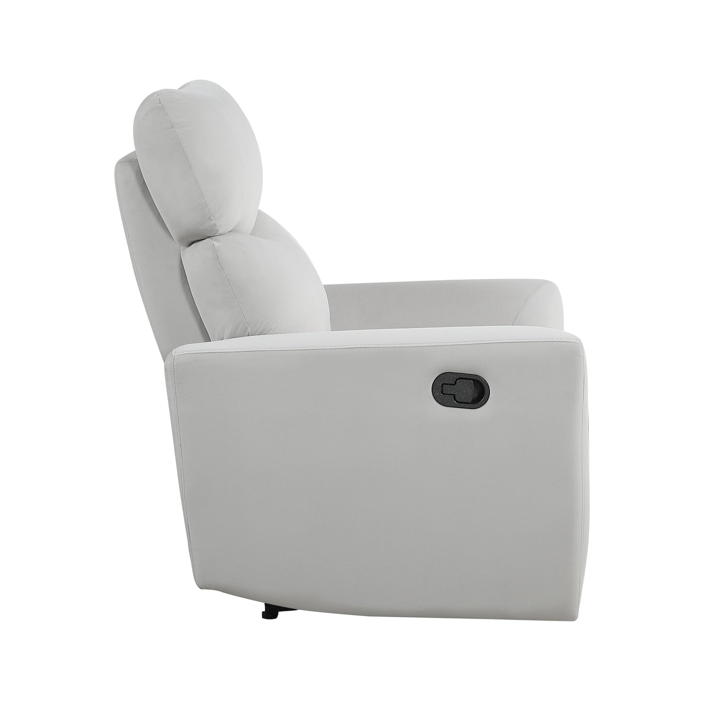 Lantham Velvet Manual Reclining Chair