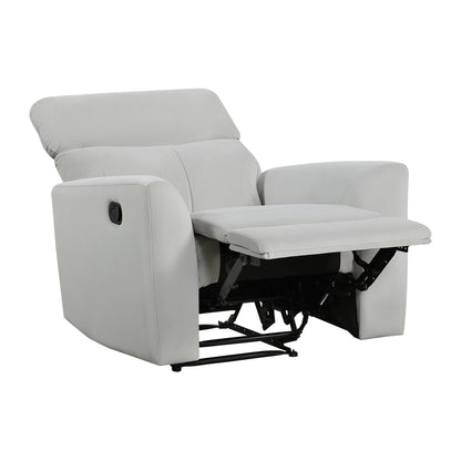 Lantham Velvet Manual Reclining Chair