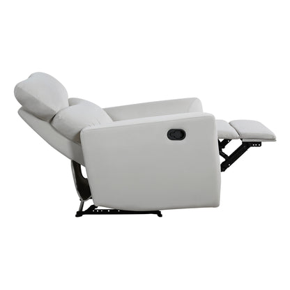 Lantham Velvet Manual Reclining Chair