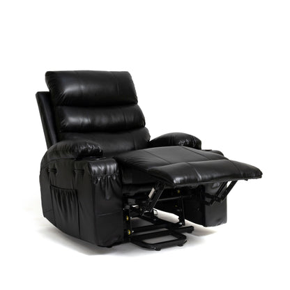 Large Size Electric Power Lift Recliner Chair Sofa with 8 Point Vibration Massage and Lumber Heat
