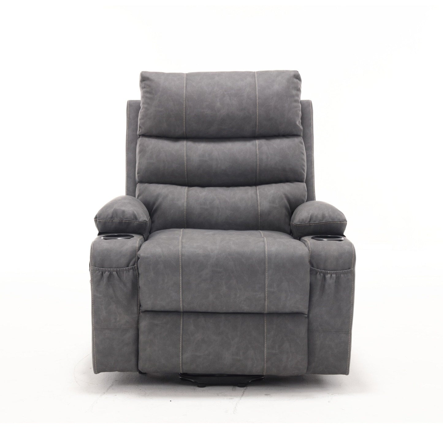 Large Size Electric Power Lift Recliner Chair Sofa with 8 Point Vibration Massage and Lumber Heat