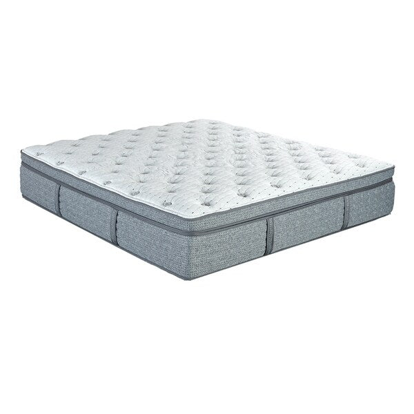 Laura Ashley Fallon 14-inch Euro Top Gel Latex Hybrid Mattress by King Koil