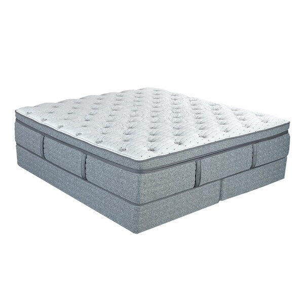 Laura Ashley Fallon 14-inch Euro Top Gel Latex Hybrid Mattress by King Koil