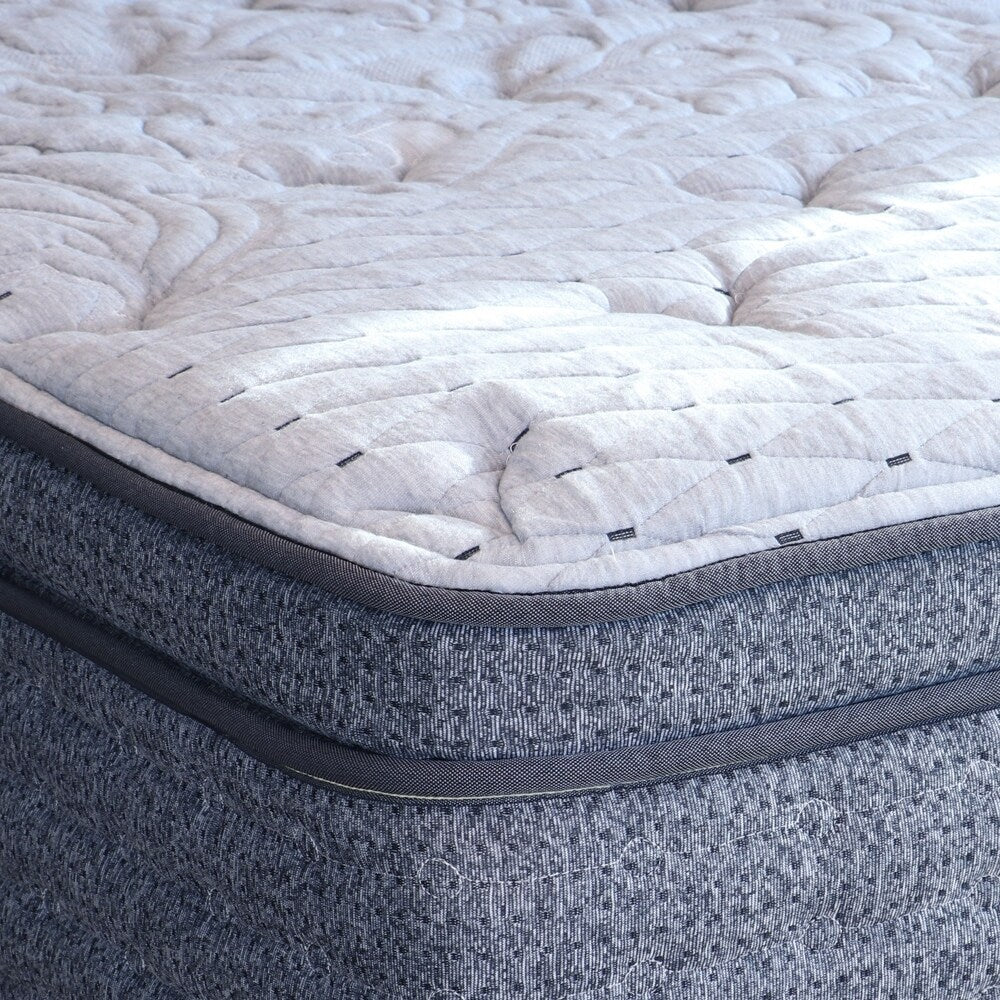 Laura Ashley Maria 13-inch Euro Top Gel Latex Hybrid Mattress by King Koil