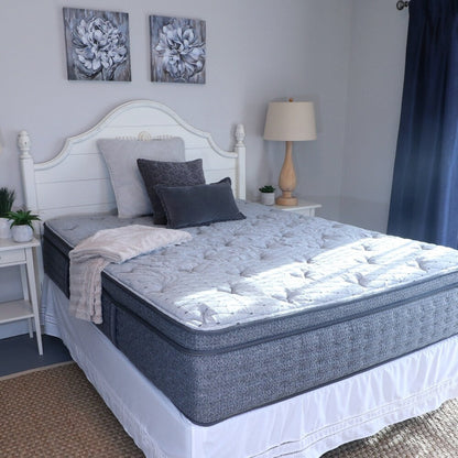 Laura Ashley Maria 13-inch Euro Top Gel Latex Hybrid Mattress by King Koil