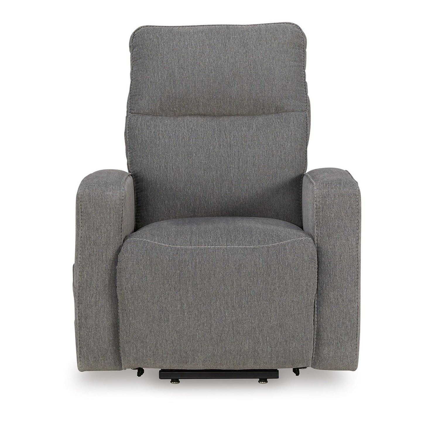 Lawson Power Lift Recliner Chair, Gray Polyester, Soft Foam Cushioned