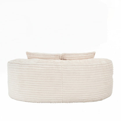 Lazy Sofa Durable Comfort Lounger High Back Bean Bag Chair Couch for Adults and Kids - 2 Seat
