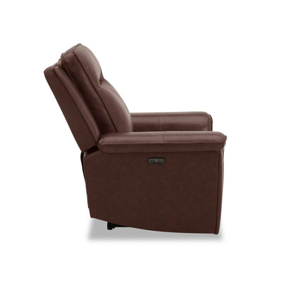 Liberty Furniture Avery Power Recliner for Living Room Cognac Leather