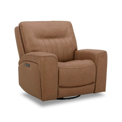 Liberty Furniture Bennett Power Leather Recliner with Charging Port