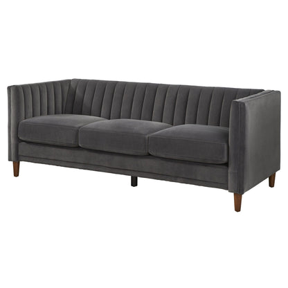 Lifestorey Paxton Channel Back Tuxedo Sofa