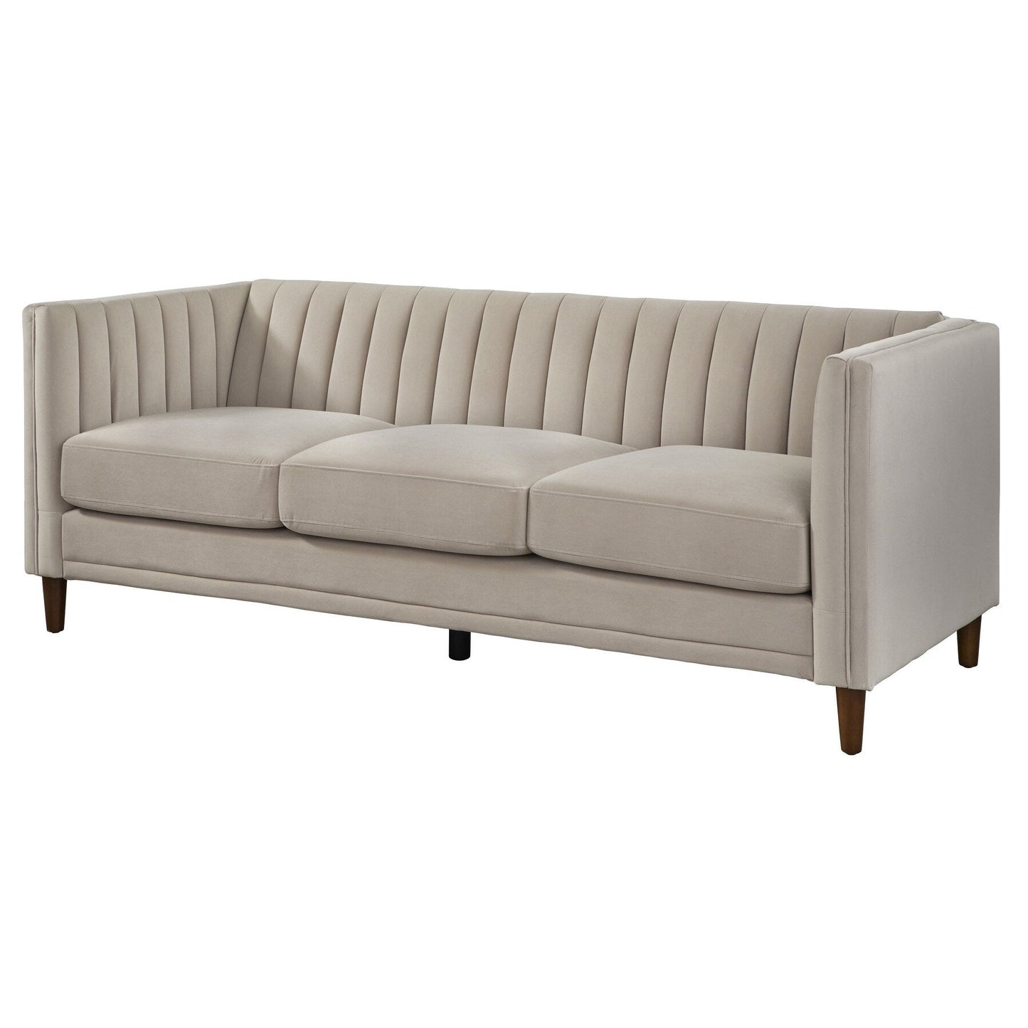 Lifestorey Paxton Channel Back Tuxedo Sofa