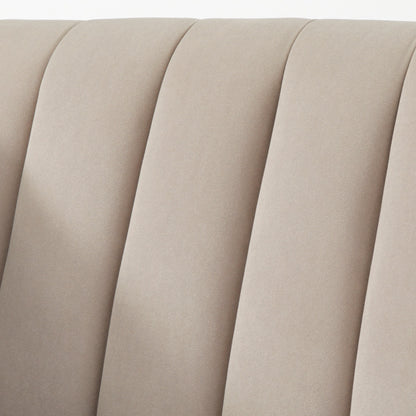 Lifestorey Paxton Channel Back Tuxedo Sofa