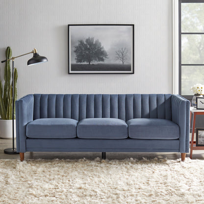 Lifestorey Paxton Channel Back Tuxedo Sofa
