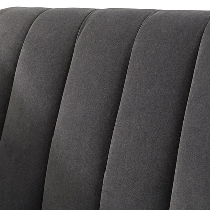 Lifestorey Paxton Channel Back Tuxedo Sofa
